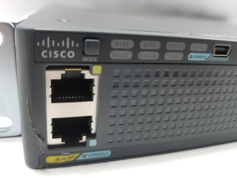 Cisco WS-C2960X-24PD-L 24 Port PoE GigE 2960X LAN BASE Switch, FCTY RESET ~