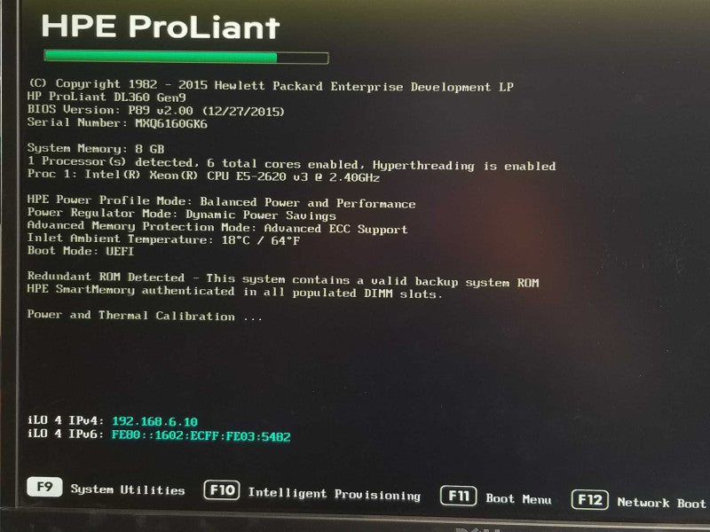 HP ProLiant DL360 Gen9 Xeon E5-2620v3 2.4GHz 8GB DDR4 2x PSU P440AR 2.5\\" _