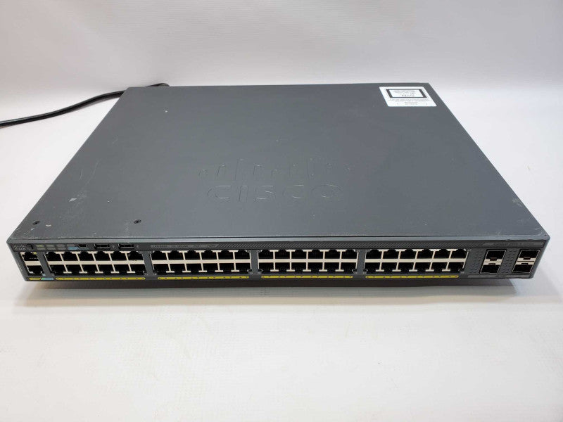 Cisco WS-C2960X-48FPS-L 2960-X Series 48-Port Gigabit Switch [Factory Reset] (
