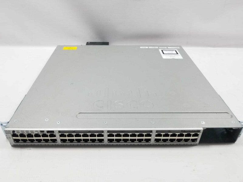 Cisco WS-C3850-48F-S 48 Port PoE+ Stackable Switch, 1x PWR-C1-1100WAC ~