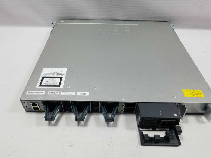 Cisco WS-C3850-48PW-S 48 Port PoE+  Switch, 1x PWR-C1-1100WAC ~