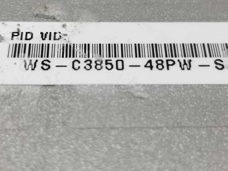 Cisco WS-C3850-48PW-S 48 Port PoE+  Switch, 1x PWR-C1-1100WAC ~