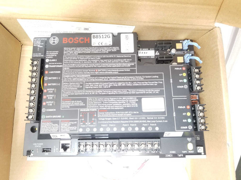 Bosch B8512G Security System Control Panel, Untested _