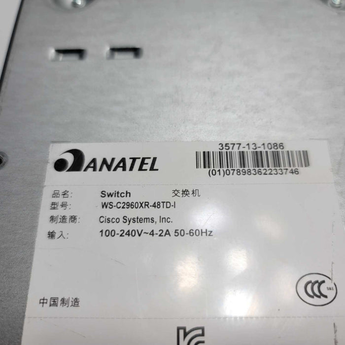 Cisco Catalyst WS-C2960XR-48TD-I 48-Ports PoE Network Switch