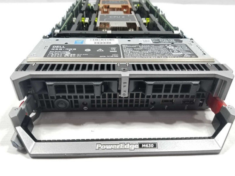 Dell Poweredge M630, 2x Xeon E5-2630(v3) 2.4GHz/64GB NO HDDs/CADDIES, READ* ~