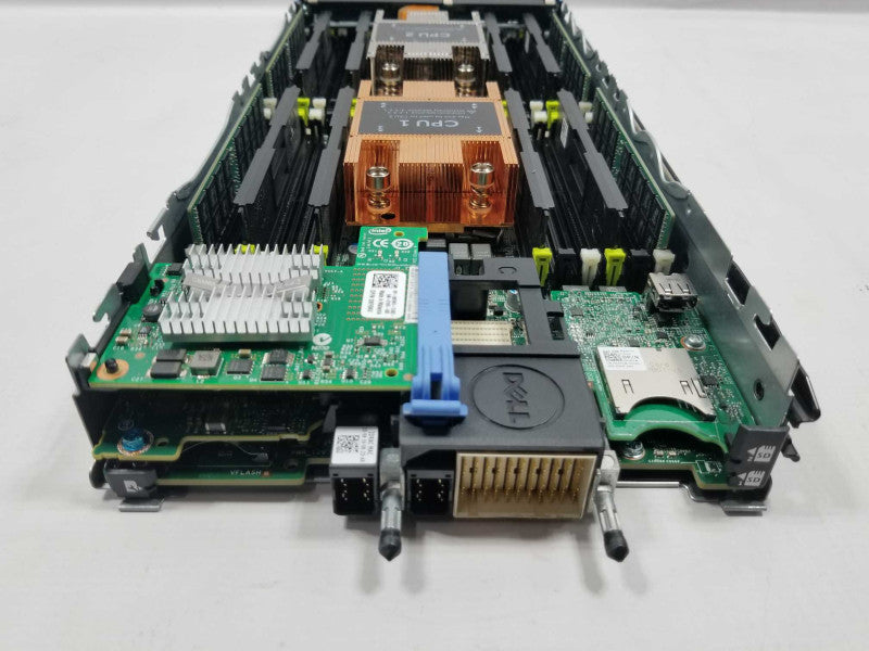 Dell Poweredge M630, 2x Xeon E5-2630(v3) 2.4GHz/64GB NO HDDs/CADDIES, READ* ~