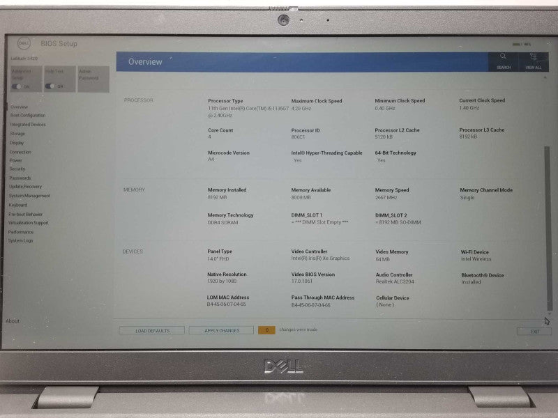 Dell Latitude 3420, Core i5-1135G7 4.2GHz, 8GB DDR4, 256 GB SSD, 14\\" _