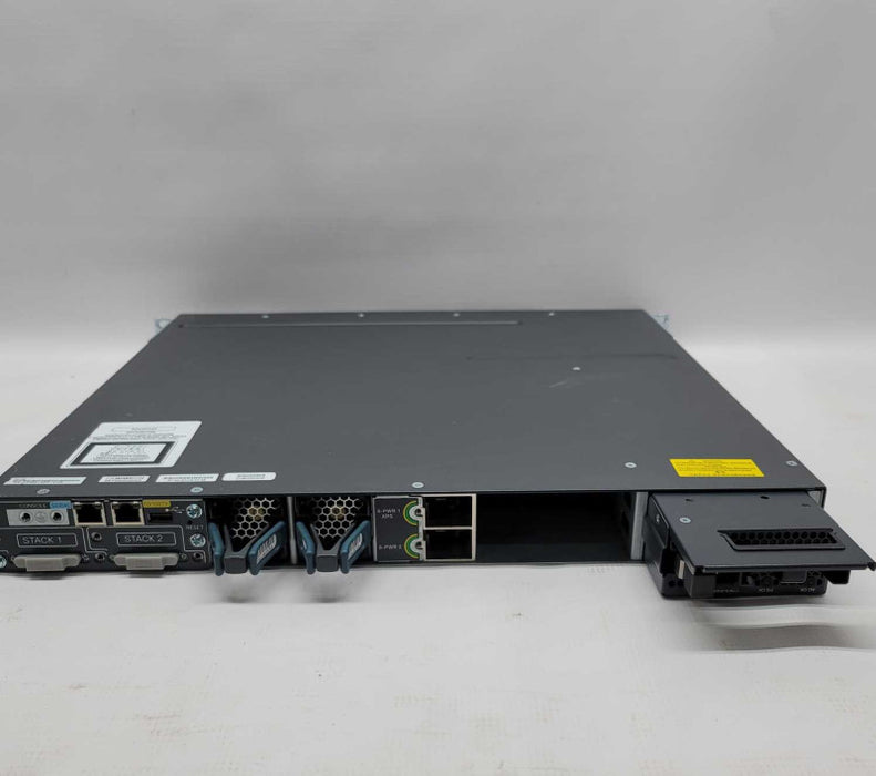 Cisco WS-C3750X-48PF-S PoE+ IP Base with C3KX-NM-1G 1x PSU
