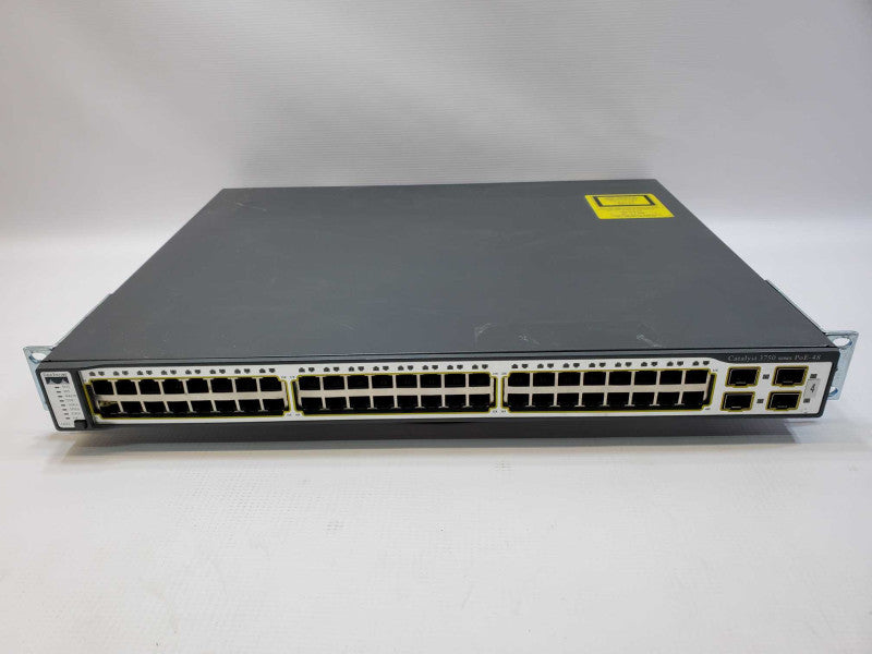 Cisco Catalyst WS-C3750-48PS-S 48-Port PoE Ethernet 4xSFP Port Managed Switch (