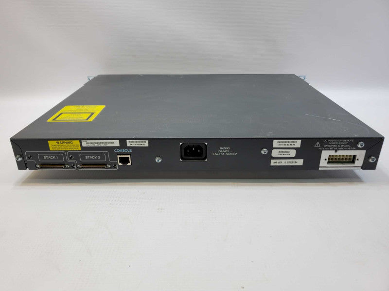 Cisco Catalyst WS-C3750-48PS-S 48-Port PoE Ethernet 4xSFP Port Managed Switch (