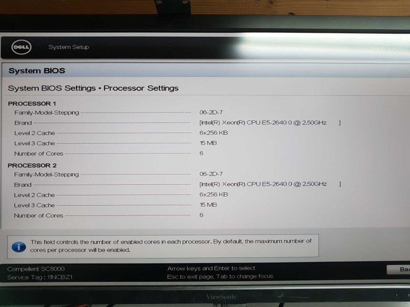 Dell complient SC8000 2x Xeon E5-2640 @ 2.50ghz / 64gb ram / read #