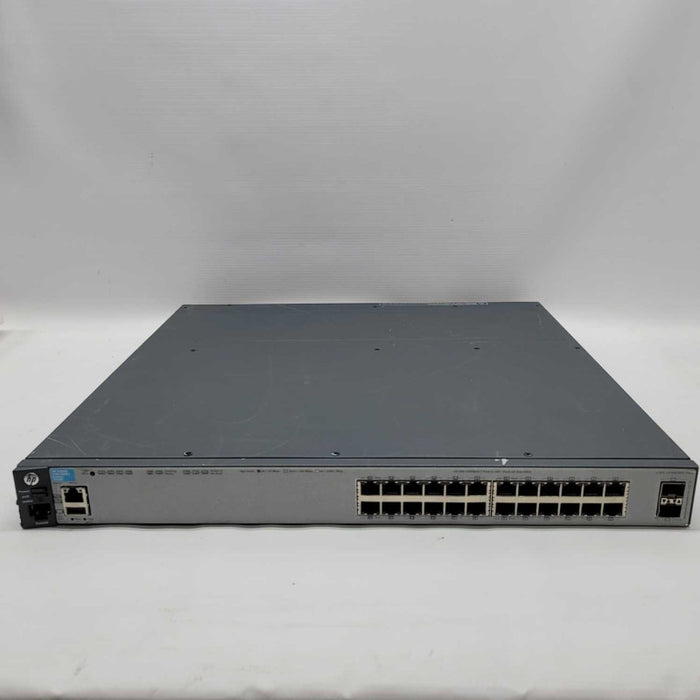 HP E3800 24G-2SFP+ Switch - J9575A with J9577A Stack Module and 2 PSUs