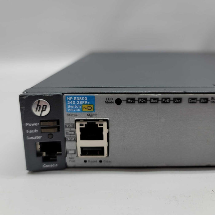 HP Procurve E3800 24G-2SFP+ J9573A 24-Port PoE