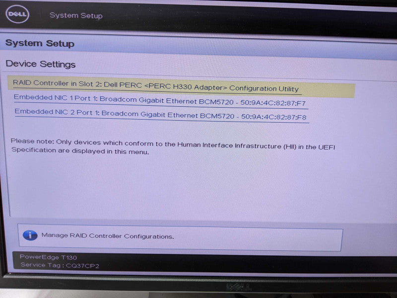 Dell PE T130, Xeon E3-1220v5 3.0GHz, 64GB DDR4, PERC H330, 3.5\\", No HDD