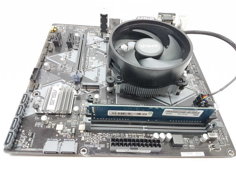 Ryzen 5 3600 / Asus Prime B450M-A Combo / 8gb ram / No GPU / No IO Shield #
