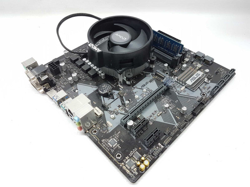 Ryzen 5 3600 / Asus Prime B450M-A Combo / 8gb ram / No GPU / No IO Shield #
