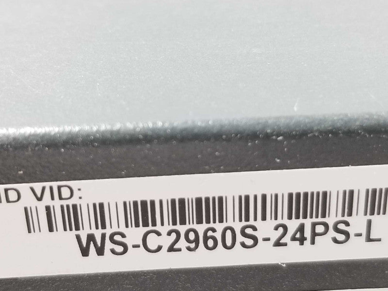 Cisco WS-C2960S-24PS-L Gigabit PoE+ Switch w/ Brackets, QTY ~