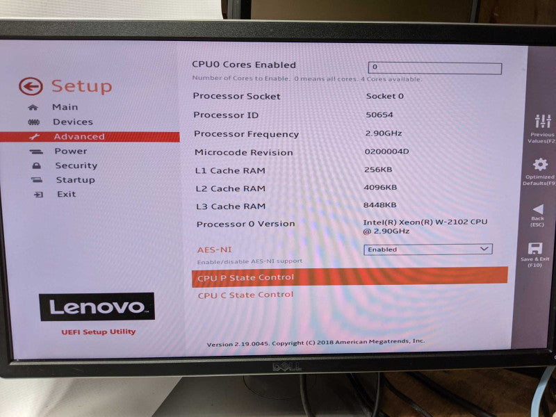 Lenovo ThinkStation P520, Xeon W-2102 2.9GHz, 8GB DDR4, NVS310 GPU
