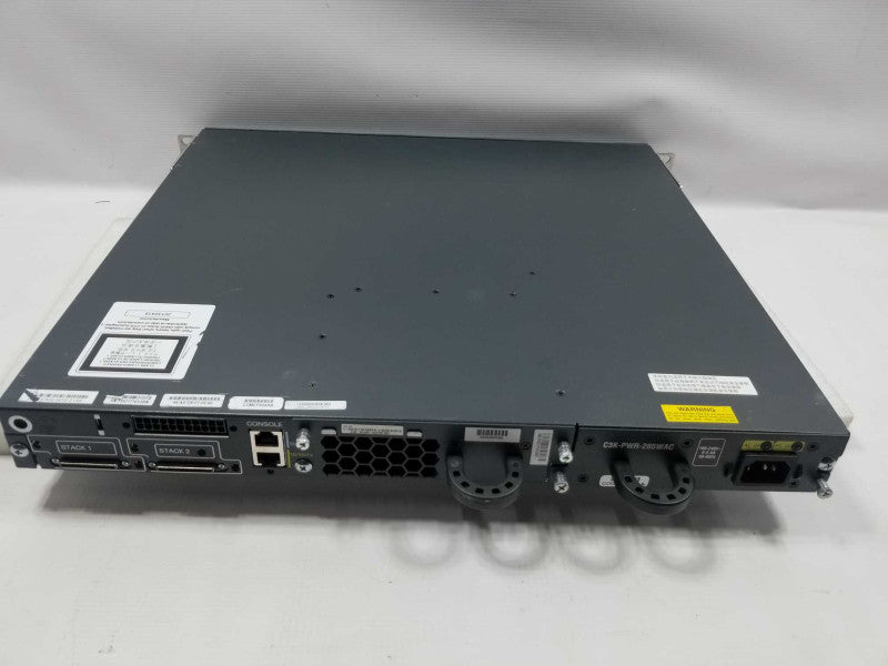 Cisco WS-C3750E-24TD-S Catalyst 3750E 24-Port GbE, FCTY RESET, QTY ~