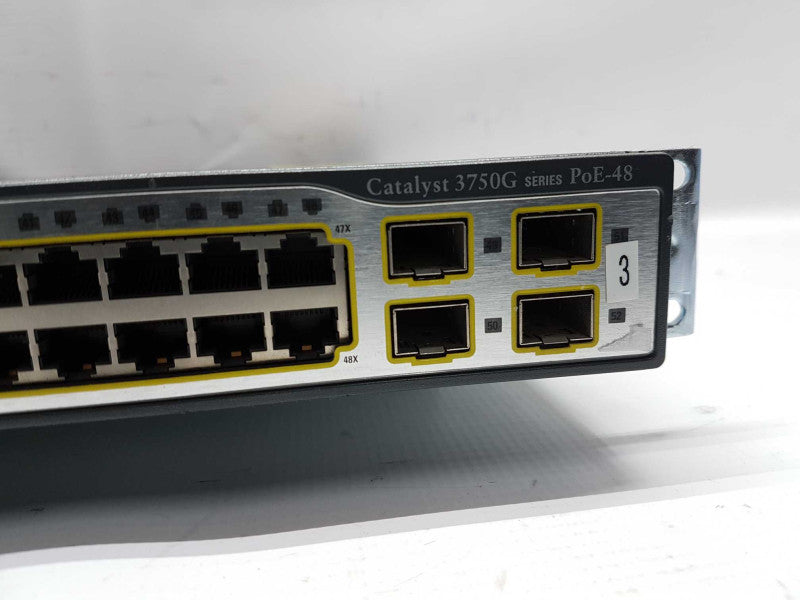 Cisco Catalyst 3750G-PoE Series / WS-C3750G-48PS-S / Factory Reset #