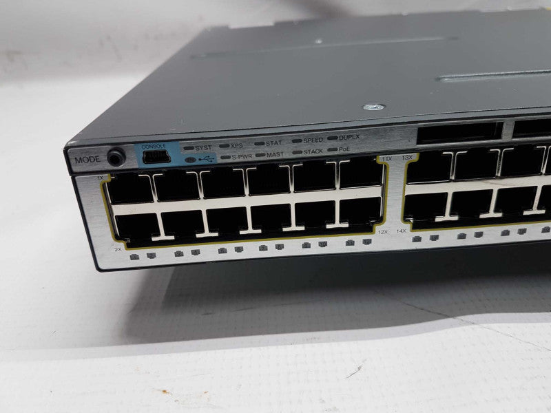 Cisco 3750-x series gigabit PoE Switch WS-C3750X-48PF-L / 1x PSU #