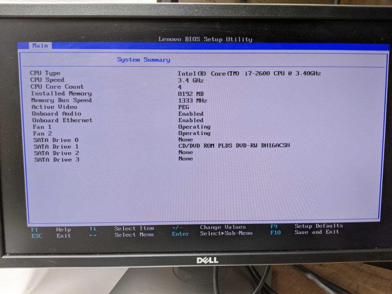Lenovo E30 Tower i7-2600 @ 3.4GHz 8GB DDR3