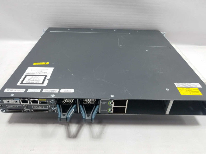Cisco WS-C3750X-48PF-S Stack 48 Gigabit PoE Plus IP Base, NO PSUs, QTY ~