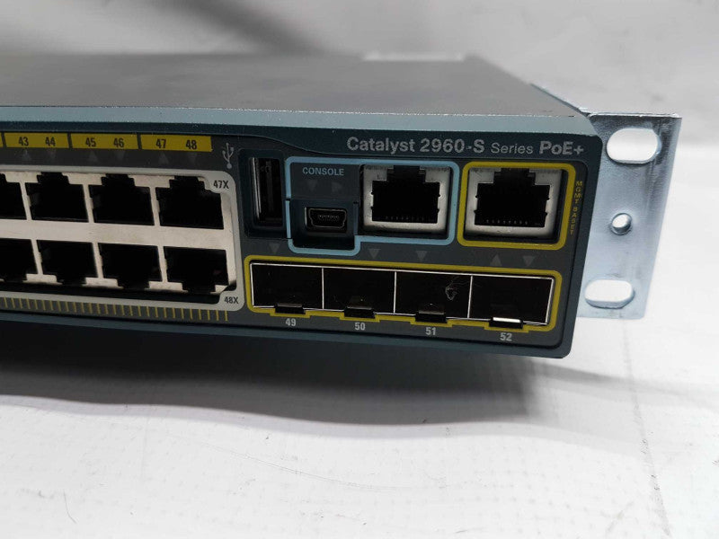 Cisco Catalyst 2960-S Series PoE+ WS-C2960S-48LPS-L / FACTORY RESET #