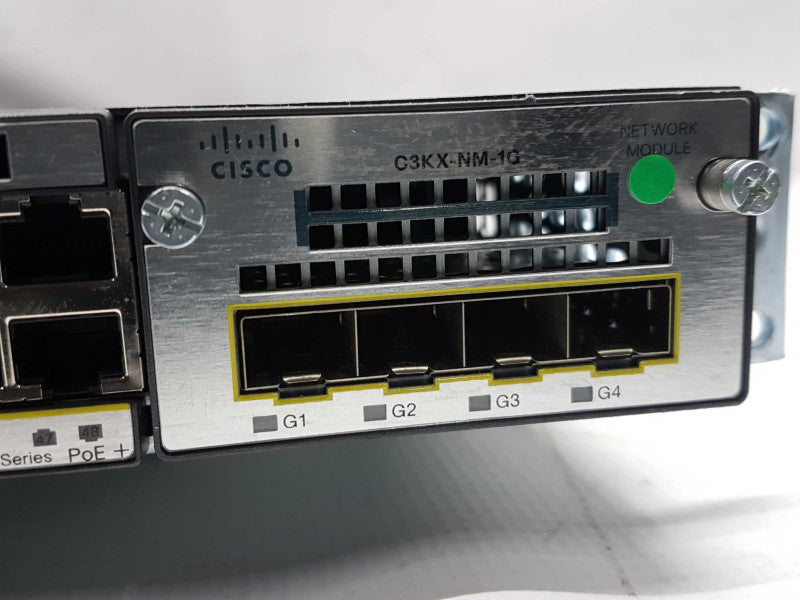 cisco catalyst 3750X Series WS-C3750X-48PF-S / 1G Network adapter / FACT RESET #