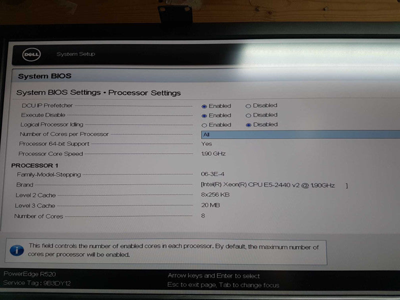 Dell Poweredge R520 Xeon E5-2440 v2 @ 1.90ghz / 48gb ram / H710 mini raid #