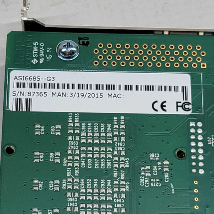 AudioScience ASI 6685 8 Channel Livewire PCIe Soundcard