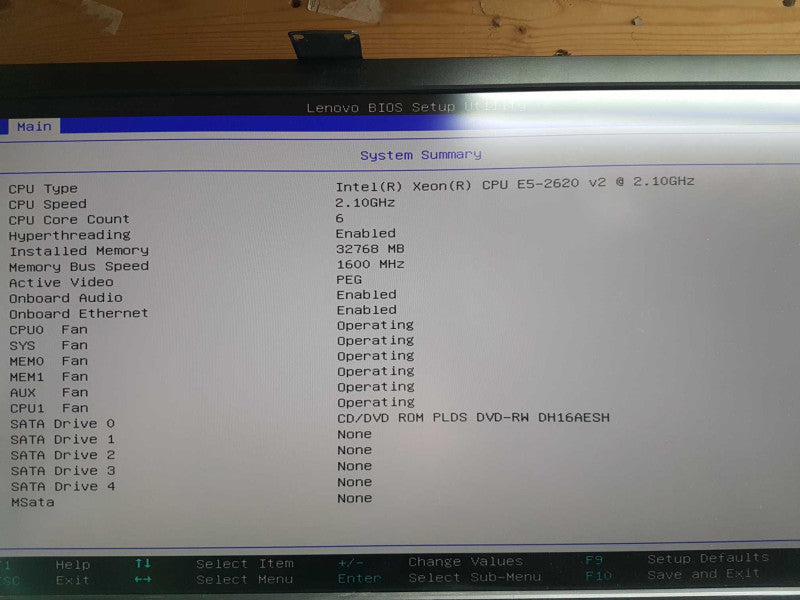 Lenovo Thinkstation D30 2x Xeon E5-2620 V2 @ 2.10ghz / 32gb ram / quadro K2200 #