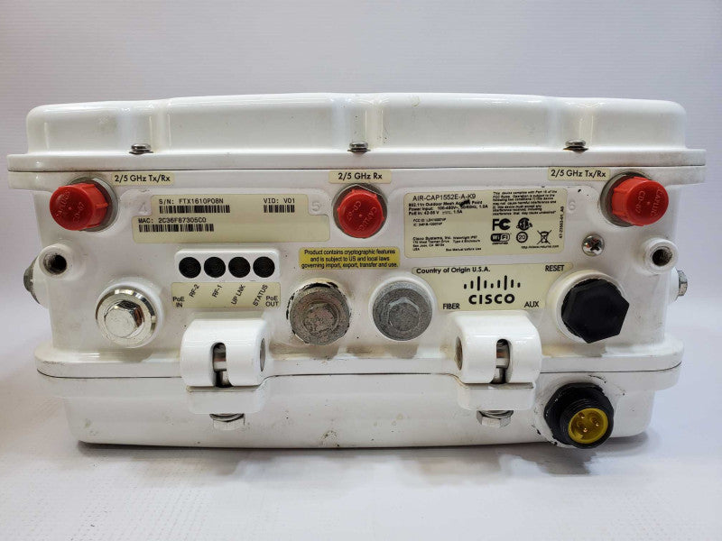 Cisco Aironet AIR-CAP1552E-A-K9 Wireless Access Point, No Antennas (