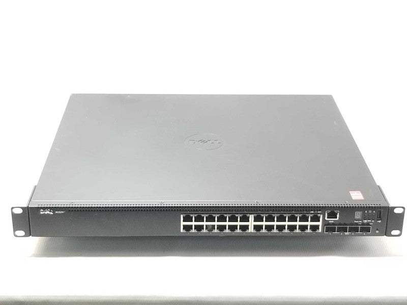 Dell Networking N1524p 24 Port Gigabit PoE+ Switch with Rack Ears, Read _