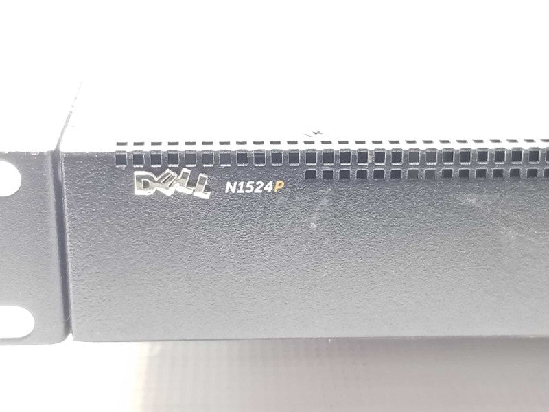 Dell Networking N1524p 24 Port Gigabit PoE+ Switch with Rack Ears, Read _