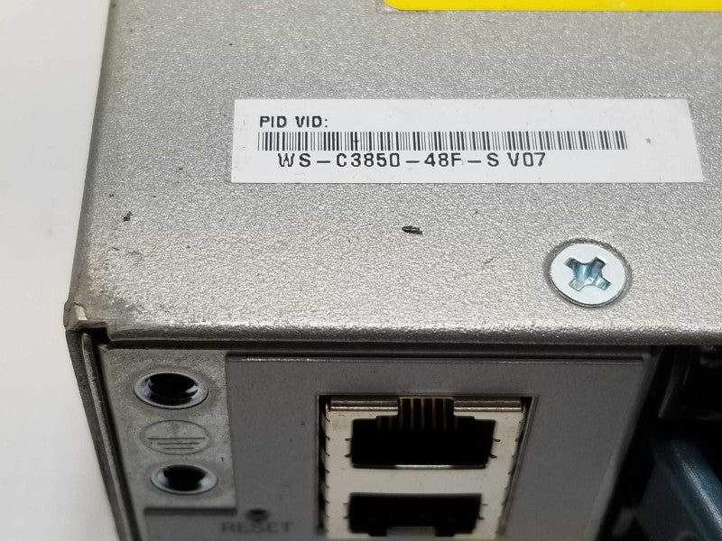 Cisco WS-C3850-48F-S 48 Port Gigabit PoE Switch with 1x 1100WAC _