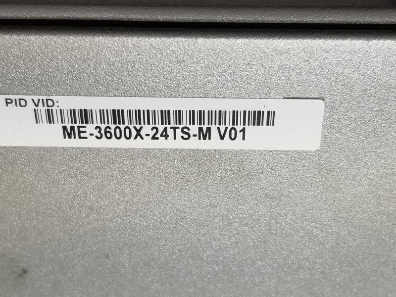 Cisco ME-3600X-24TS-M 24-Port Gigabit Ethernet Access Switch, 1x PSU _