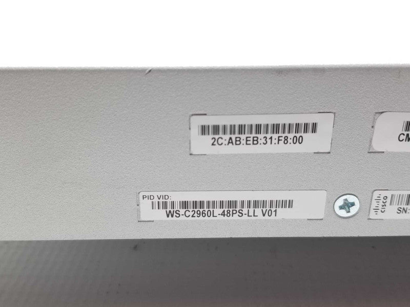 Cisco Catalyst 2960-L WS-C2960L-48PS-LL Managed Gigabit PoE Switch _