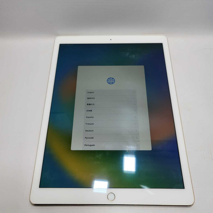Apple iPad Pro 12.9\\" 1st Gen -  A1652 - Gold - READ