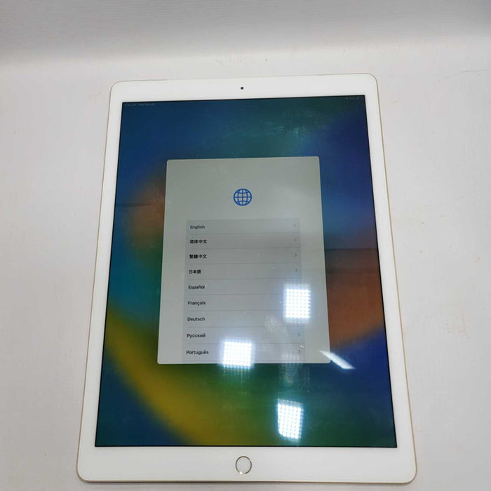 Apple iPad Pro 12.9\\" 1st Gen -  A1652 - Gold - READ
