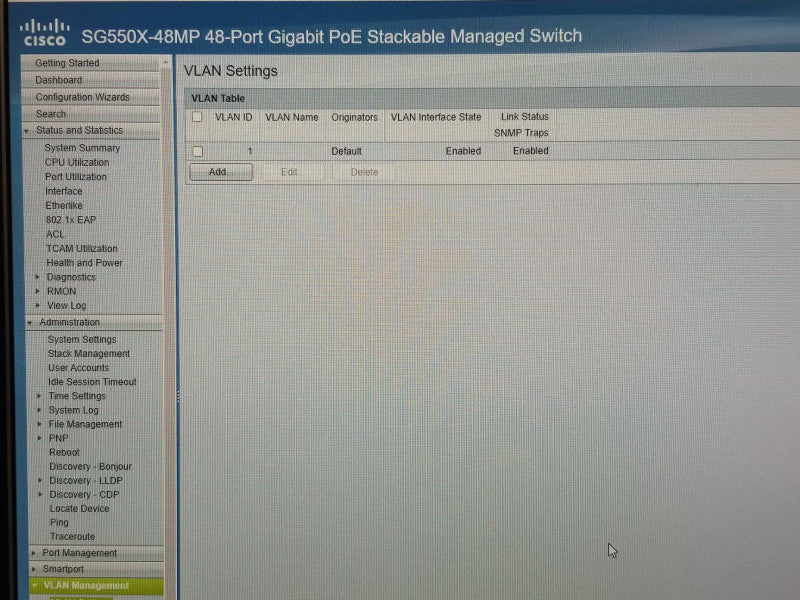 Cisco SG550X-48MP-K9 48-Port Gigabit PoE Stackable Managed switch _