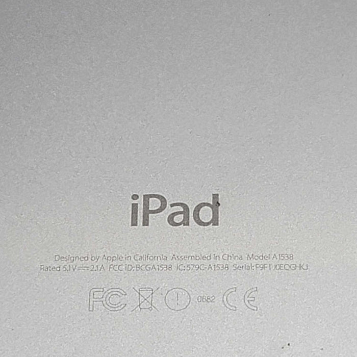 Apple iPad Mini 4 Wi-Fi 128GB A1538 7.9\\" Silver Unlocked