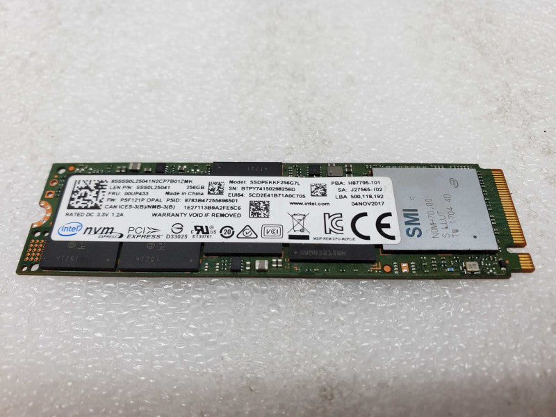 Solid State Drive 256 Gb - NVME - M.2 (