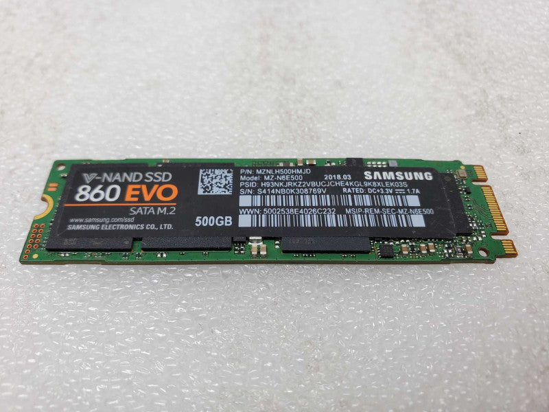 Samsung 860 EVO Solid State Drive 500 Gb - Sata - M.2 (