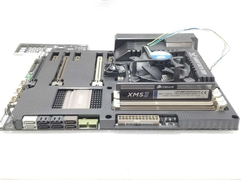 asus sabertooth z77 Board with Core I7-3770 3.4GHz, 8GB RAM, I/O Back Cover _