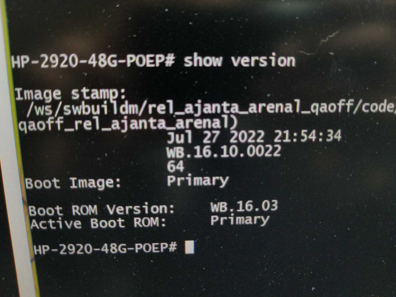 HP ARUBA J9729A 2920-48G-POE+ 48 Port PoE+ Gig Switch, QTY ~