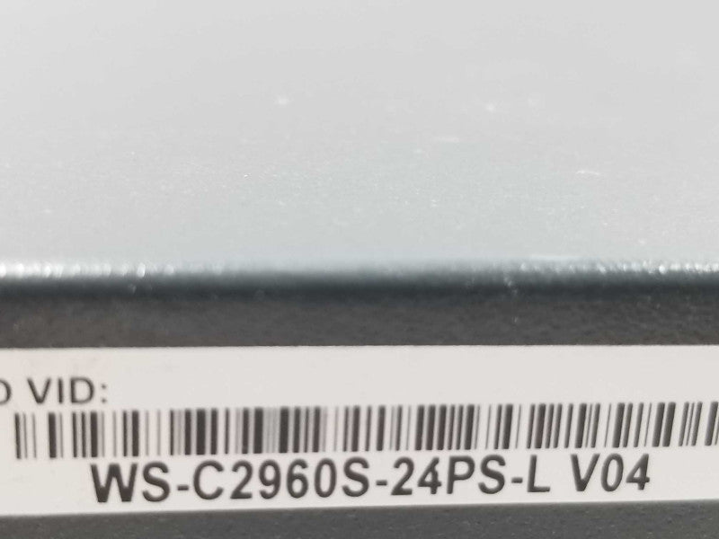 Cisco 2960S-24PS-L (WS-C2960S-24PS-L) Gigabit PoE+ Switch with Bracket ~