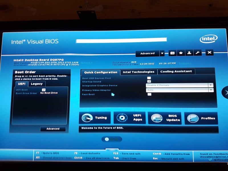 Custom PC I5-4570 @ 3.20ghz / 8gb ram / PGQ871H Motherboard #