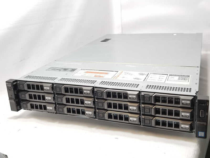 Dell PE R730xd, 2x Xeon E5-2630v4 10C, 64GB DDR4, 8x 6TB HDDs, H730 Mini, Read _
