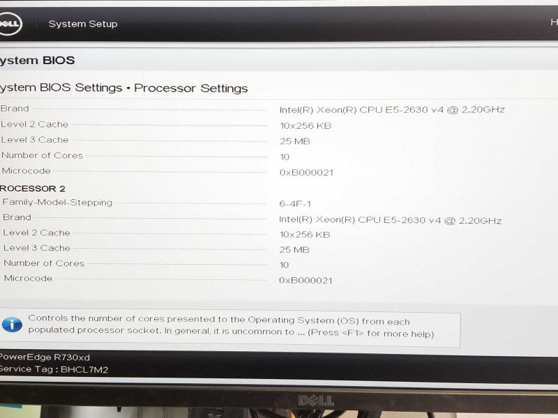 Dell PE R730xd, 2x Xeon E5-2630v4 10C, 64GB DDR4, 8x 6TB HDDs, H730 Mini, Read _